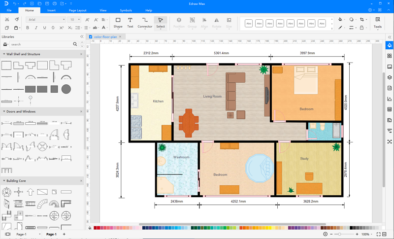 Simple floor plan software free